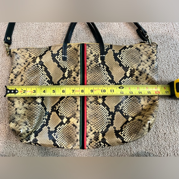 Clare V. Snakeskin Attaché tote - Picture 5 of 5